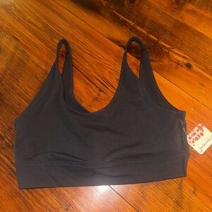 Free people Black Sports Bra